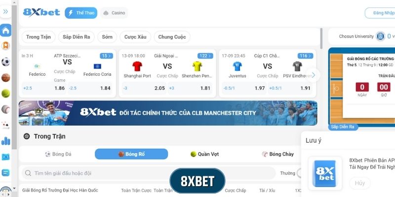 8XBET - Sự Lựa Chọn Hàng Đầu Của Cược Thủ Lâu Năm