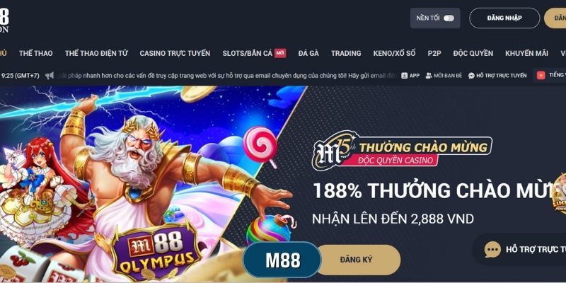 Nhà Cái M88 - Nền Tảng Cá Độ Uy Tín, Sang Trọng Quốc Tế