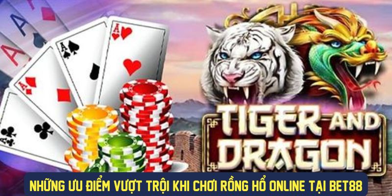 Nhiều thú vị khi chơi rồng hổ online KUBET88